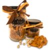Candy by Grant - Our 8oz and 16oz Gourmet Peanut Brittle in Glass Jars. Item numbers 651357794984 and 651357789485. For Sale Online and For Sale Locally in Waukesha, WI. We may be biased, but we think it is the best!