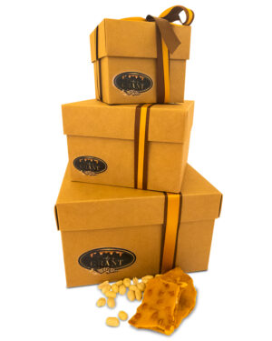 Candy by Grant - Our Peanut Brittle Decorative Box Line. Looks Amazing! Item Numbers - 651357628463 - 651537612851 - 651537584332